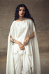 White Rambha Kaftaan Set